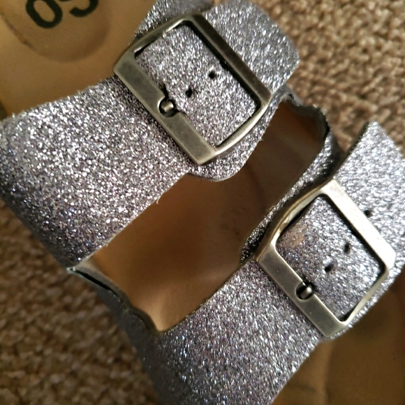 SO Womens Glitter Slide Sandals - Picture 3 of 4